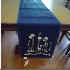 Silk Embroidered Table Runner 01